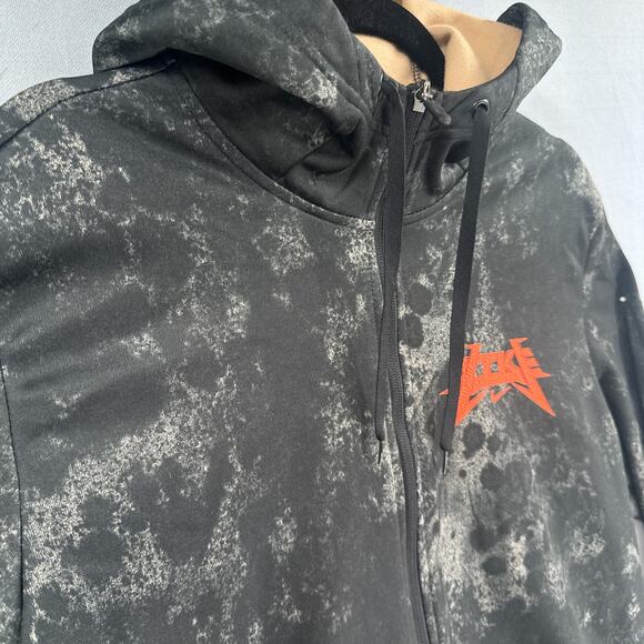 Nike Training Therma-FIT Story Pack Full-Zip Hoodie Large Acid Wash Print Fleece - Picture 5 of 16